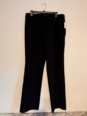 Classic Black Straight-Leg Pants NWT